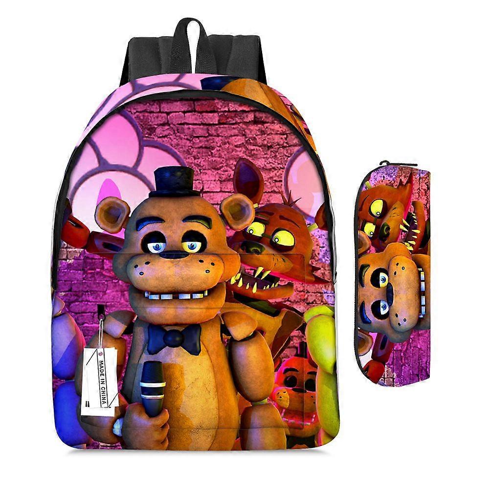 Five Nights Backpack, School Bag, Children's School Bag, Backpack, Men's Backpack, Laptop Backpack, Three-piece Backpack