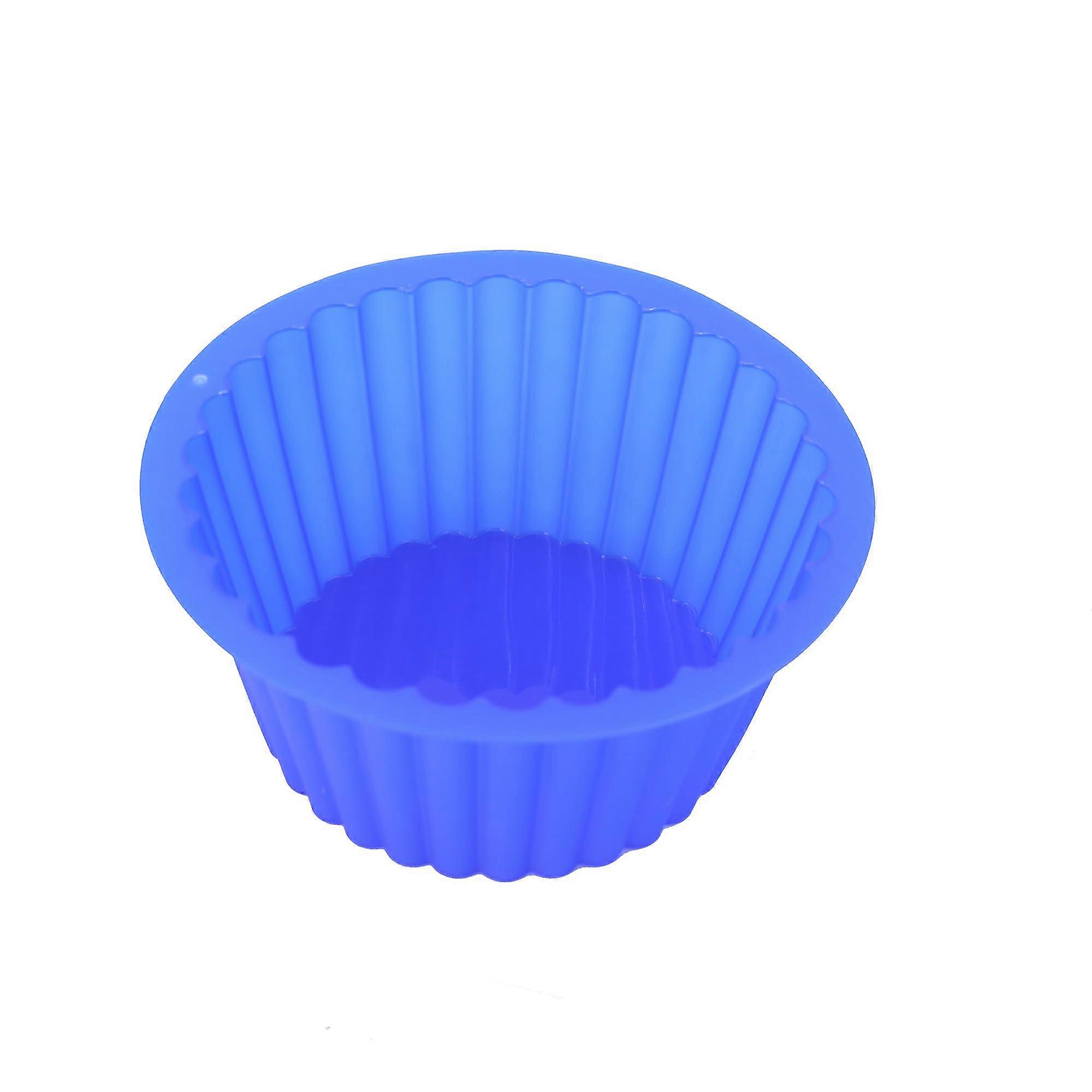 Giant Cupcake Mold FoodGrade Silicone Baking Pan Easy Release Large Cake Bakeware 7.8in