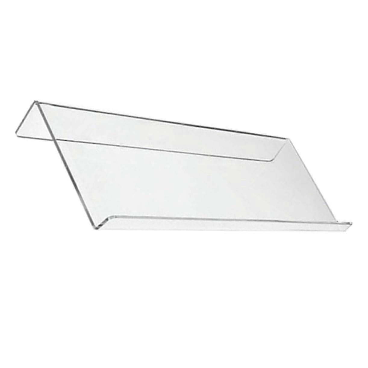 Acrylic Keyboard Stand with Ergonomic Tilted Design, Clear Adjustable Riser for Desk, Office and Gaming