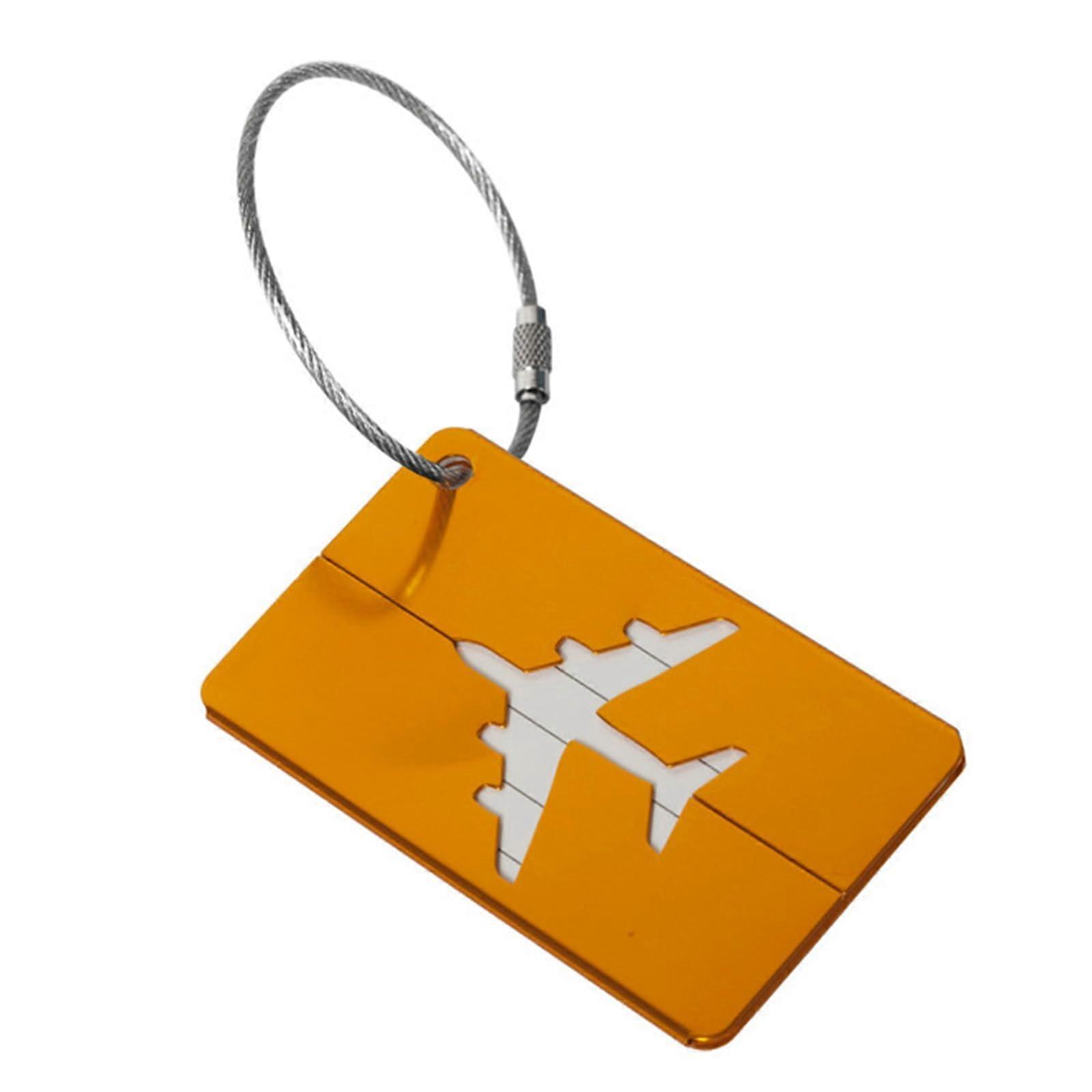 Leather Luggage Tag for Suitcase and Backpack Easy Identification Durable Design