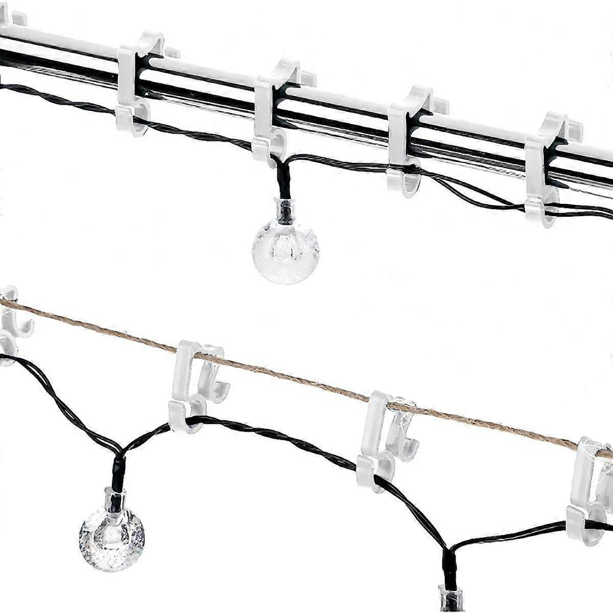 Light Clip Hooks Gutter Hanger Hooks String Light Hooks for Outdoor String Light