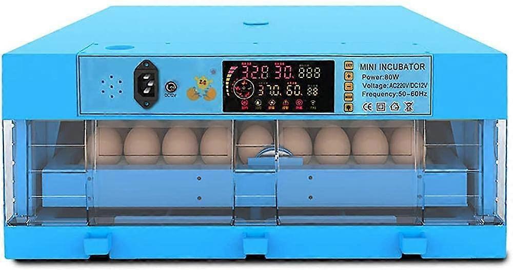 Automatic Egg Incubator 36 Eggs with Digital Control, Auto Turning, Humidity Control for Poultry