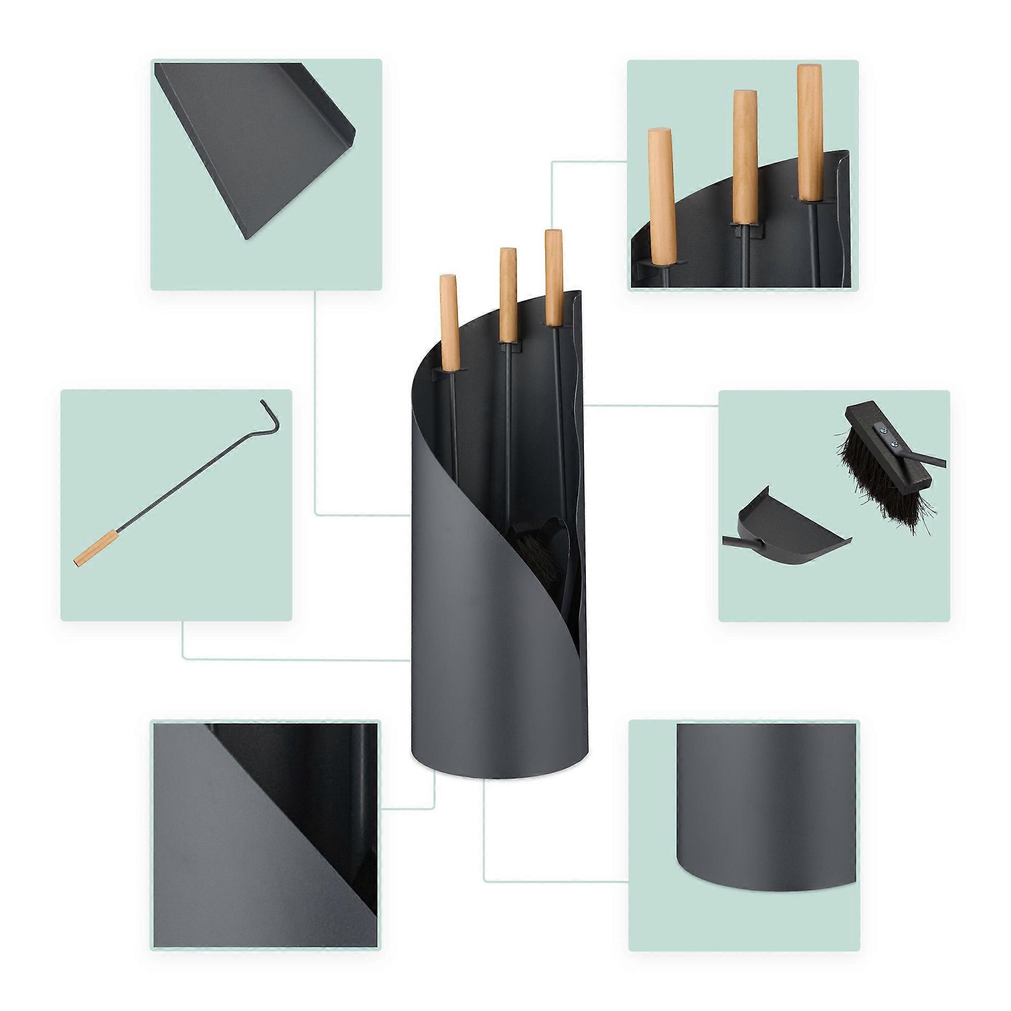 4-teiliges Spitzset mit Standfuß