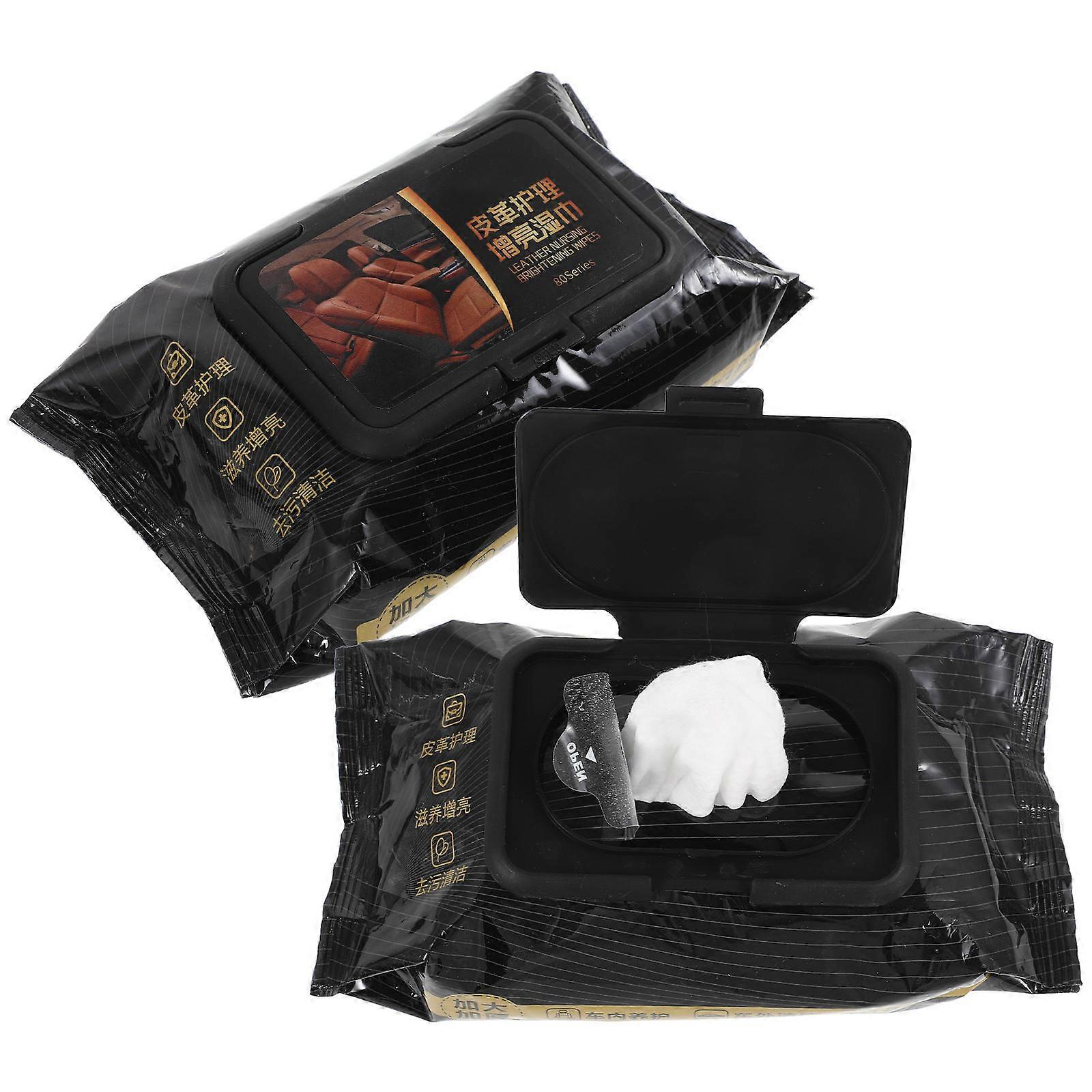 Wipes Couch Cleaner for Car Use 2Pcs Black Material