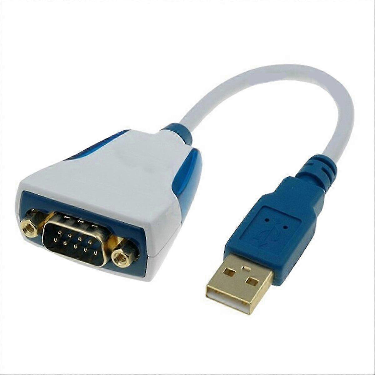 RS232 seriell adapter USB till DB9-kabel för Windows-system