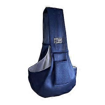 Pet Carrier Sling Breathable Crossbody Bag Hand-Free with Storage Pockets