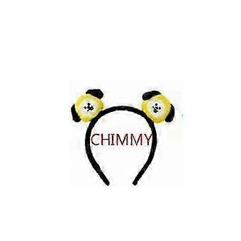 Cartoon Hair Hoop Cute 3d Bts Plush Head Wrap Hair Accessories Gift For Kids