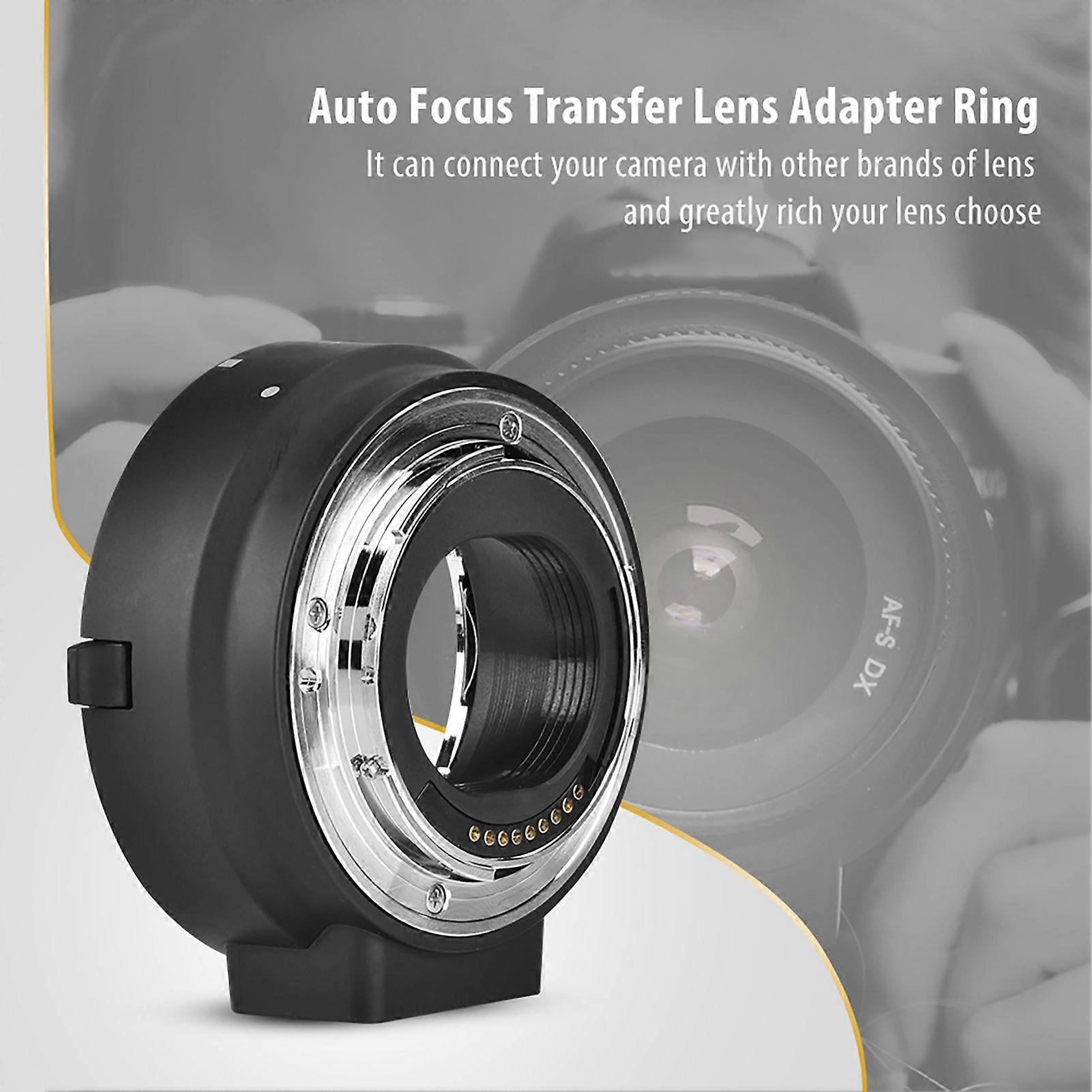Meike EF S-EOS M Auto Focus Transfer Lens Adapter Ring Compatible With Canon EOS Camera