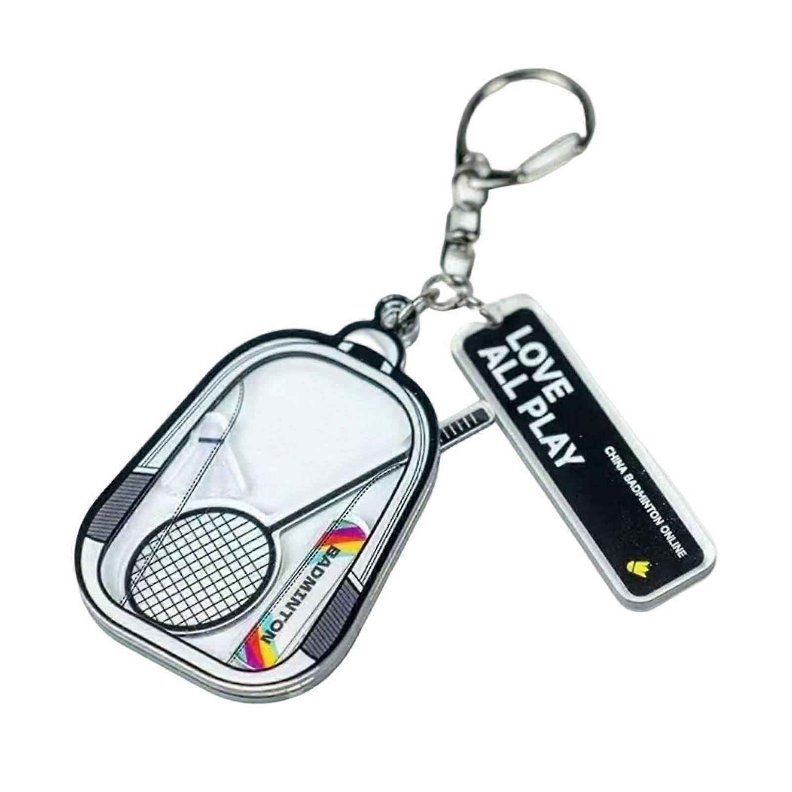 Keychain Transparent Acrylic Texture Key Space Saving Organizer for Ki