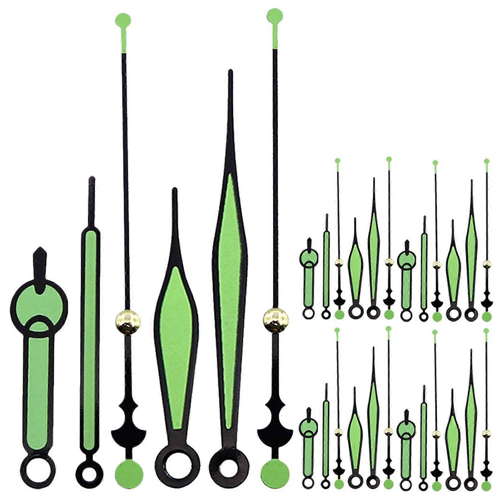 10 Sets of Repairing Clock Pointers Glowing Clock Hands Decorative Clock Set Durable Clock Making Clock Pointers