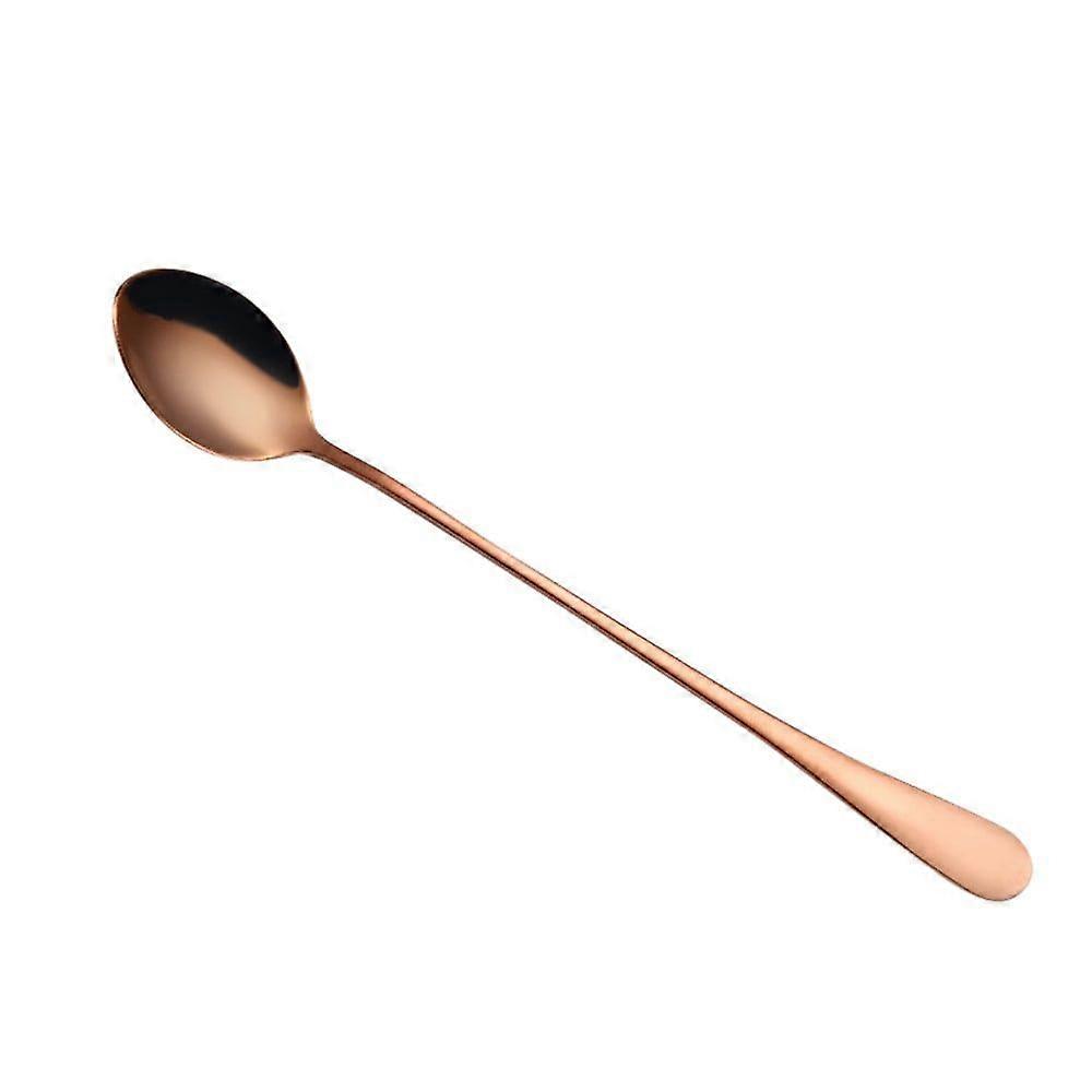 Colorful Spoon Long Handle Spoons Flatware Coffee Drinking Tools Kitchen Gadget