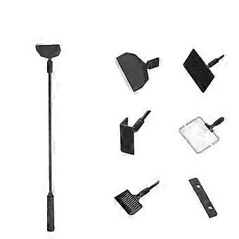 Kit de limpeza para aquário 5 em 1: conjunto para limpeza de algas, rede para aquário e acessórios para aquário.