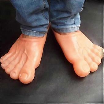Sommer Lustig Männer Hausschuhe Simulation Riesenfüße Fünf Finger Strandschuhe Slider Männlich Unisex Weiblich Indoor Home Schuhe Sslip ONQ