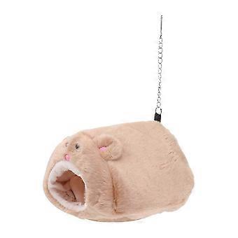 Hamster-Plüsch-Hängemattenbett zum warmen Aufhängen, 2er-Pack, gemütliches kleines Haustiernest