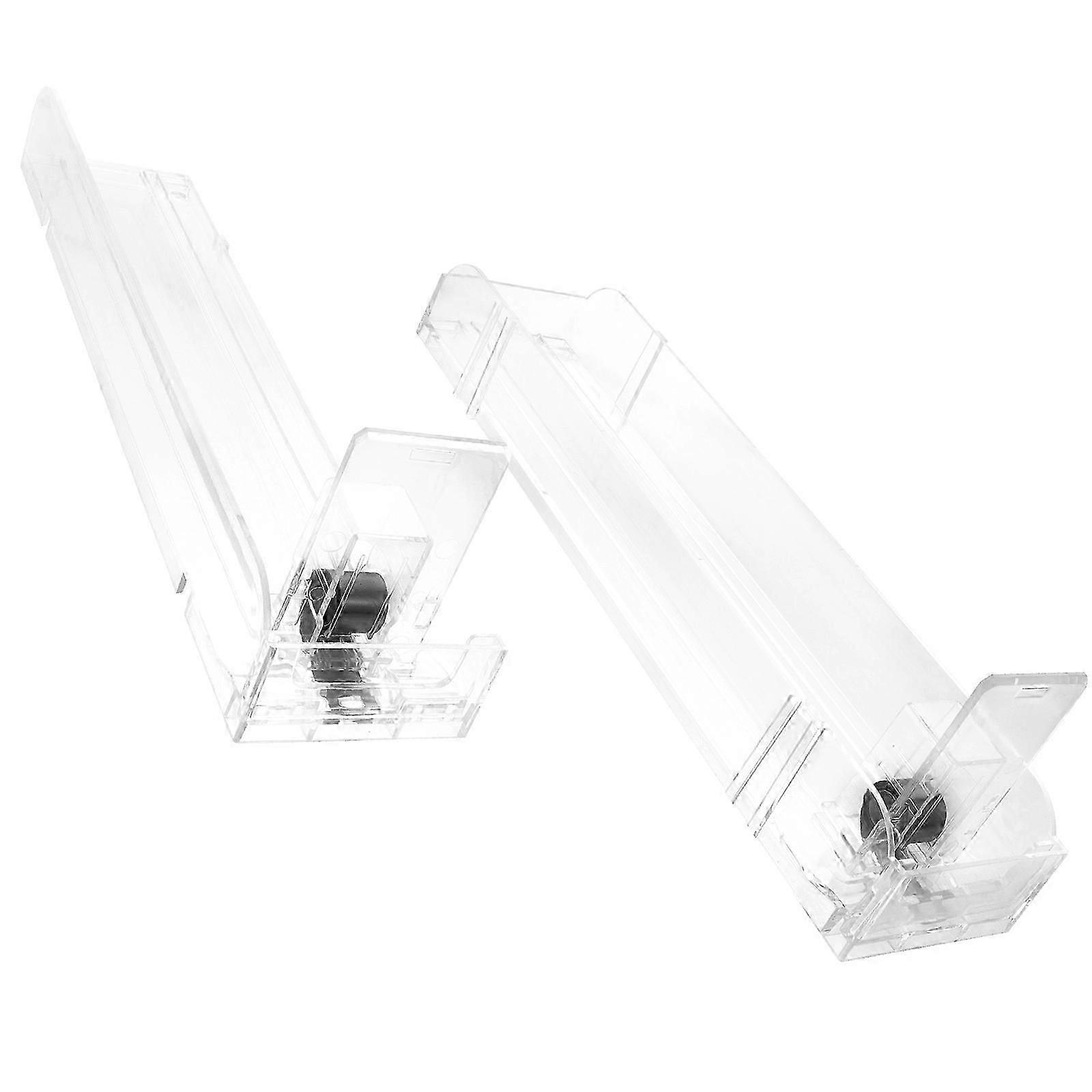 Showcase Automatic Dispenser for Storage Use 4Pcs Clear Display Rack