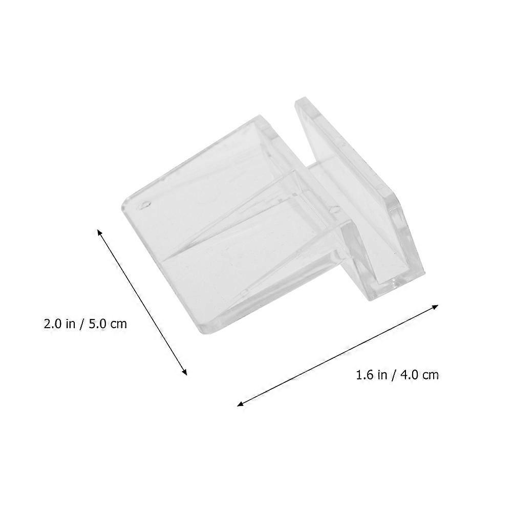 Fish Tank Cover Frame Acrylic Support for 10Pcs Practical Brackets