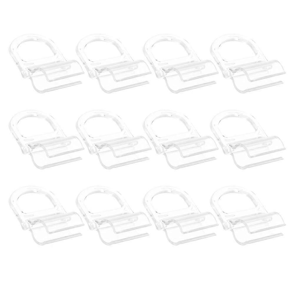 Window Shade Pulls Roller Shade Pulls for Blinds 12Pcs Transparent Handles
