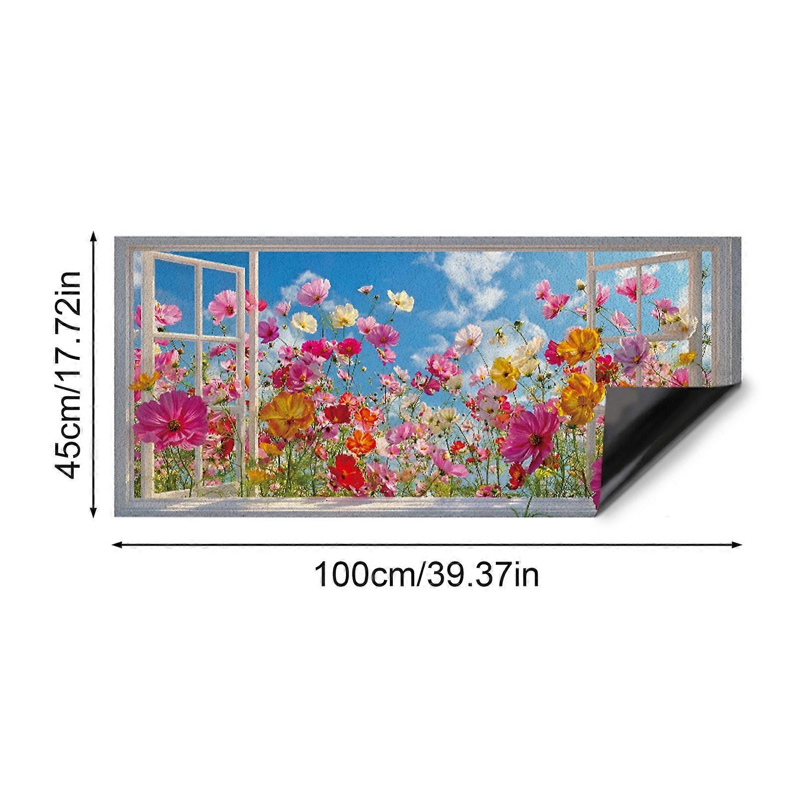 Faux Window Decals for Privacy and Light Diffusion