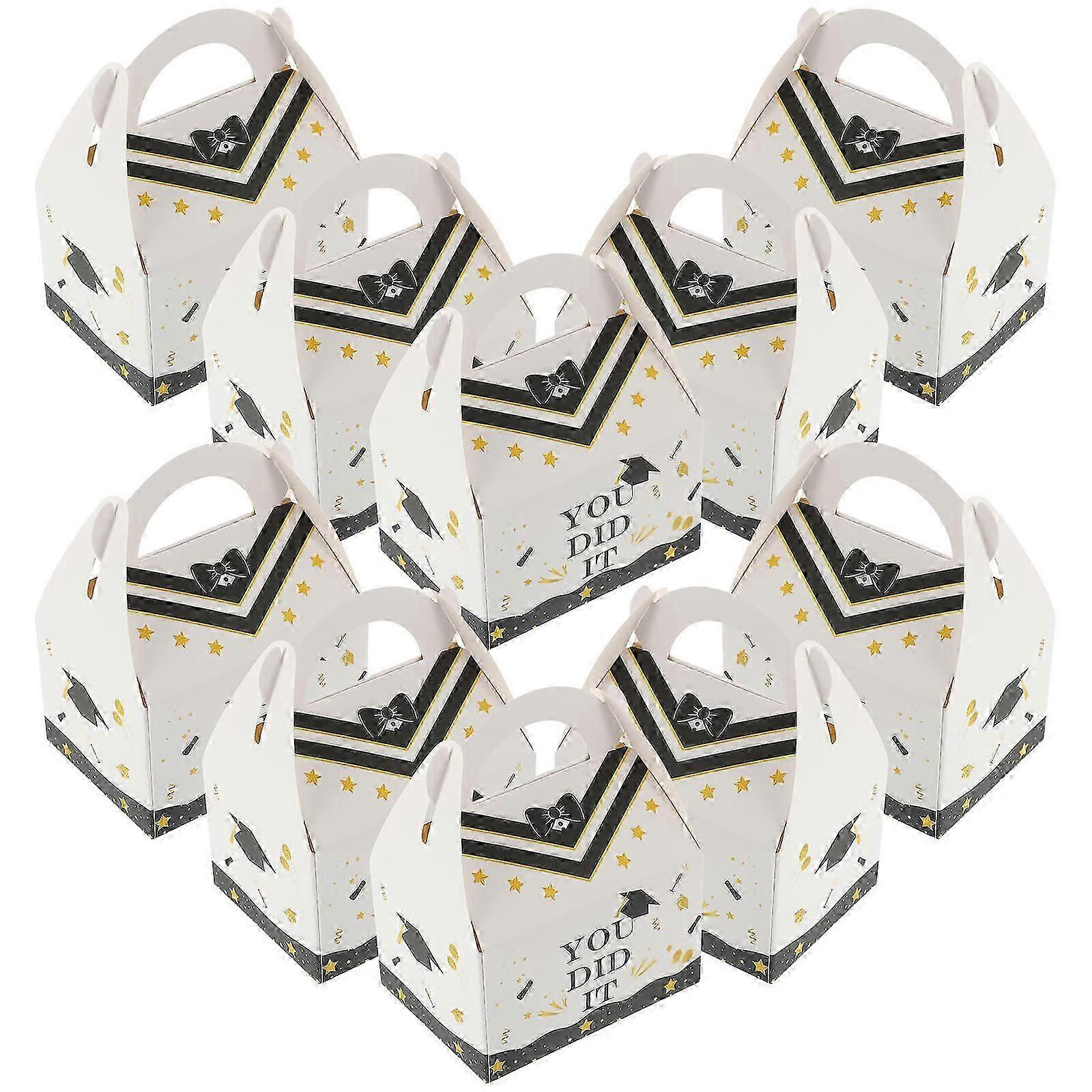 Candy Wrapping Box Paper Container for Storage Use 50Pcs White Material