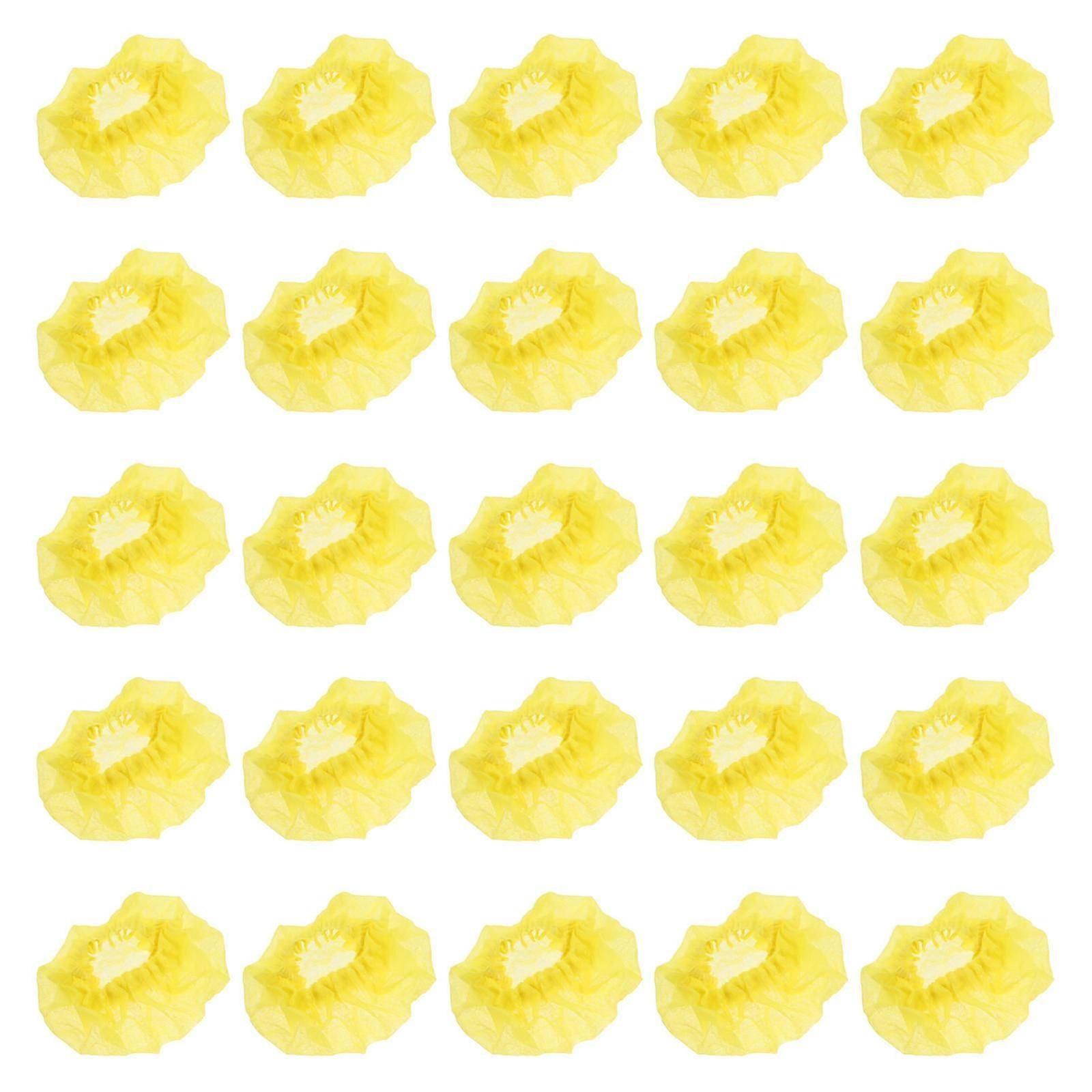 Yellow Mic Protector Disposable Covers for Microphone Use 200Pcs