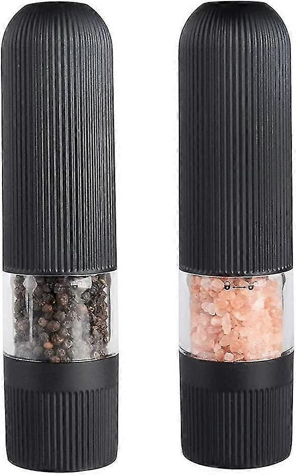2pcs Electric Salt Grinder Set, Automatic One Handed Operation