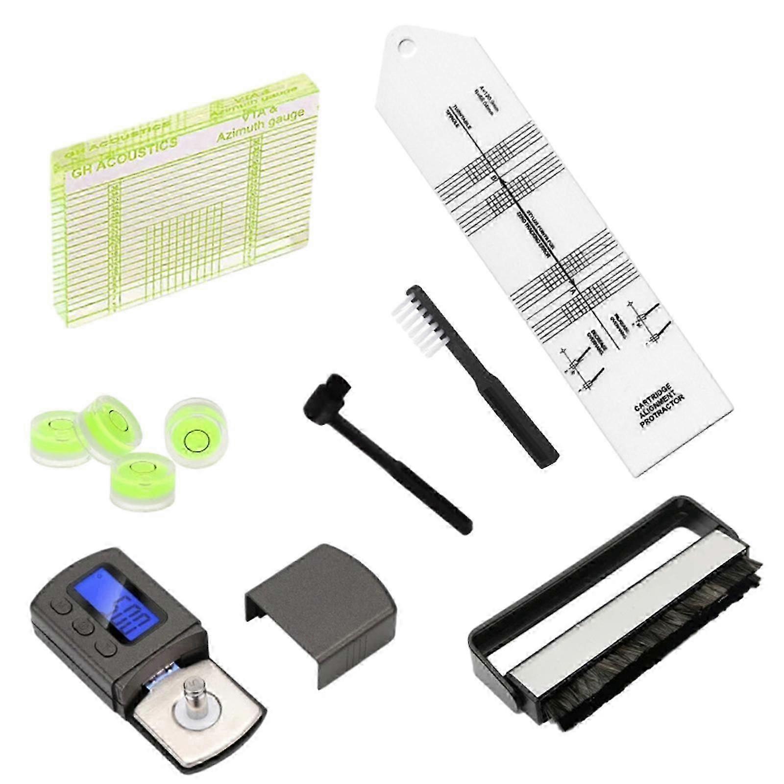 Vinyl compatible withCalibration Tool Vinyl Record Player Durable Alignment Protractor Set