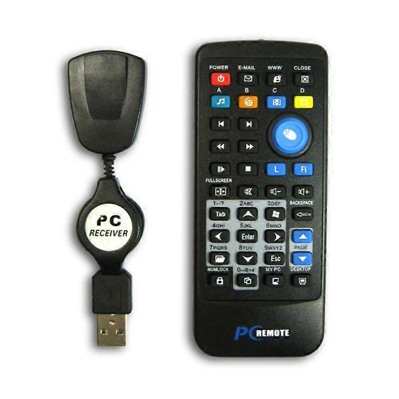 IR HTPC Wireless Mouse Remote Control Controller USB Laptop PC Wireless Media Remote Control Mouse Keyboard Center Controller