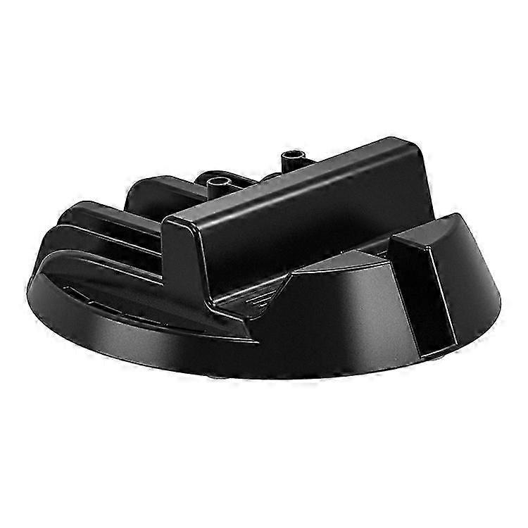 Plastic Game Disk Rack with Display Stand, Holds 6 Discs 8 Game Cards and Handheld Console, Compatible with PS5/Switch