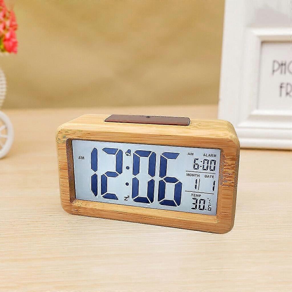 Digital Alarm Clock Table Waterproof Alarm Clock With Thermometer