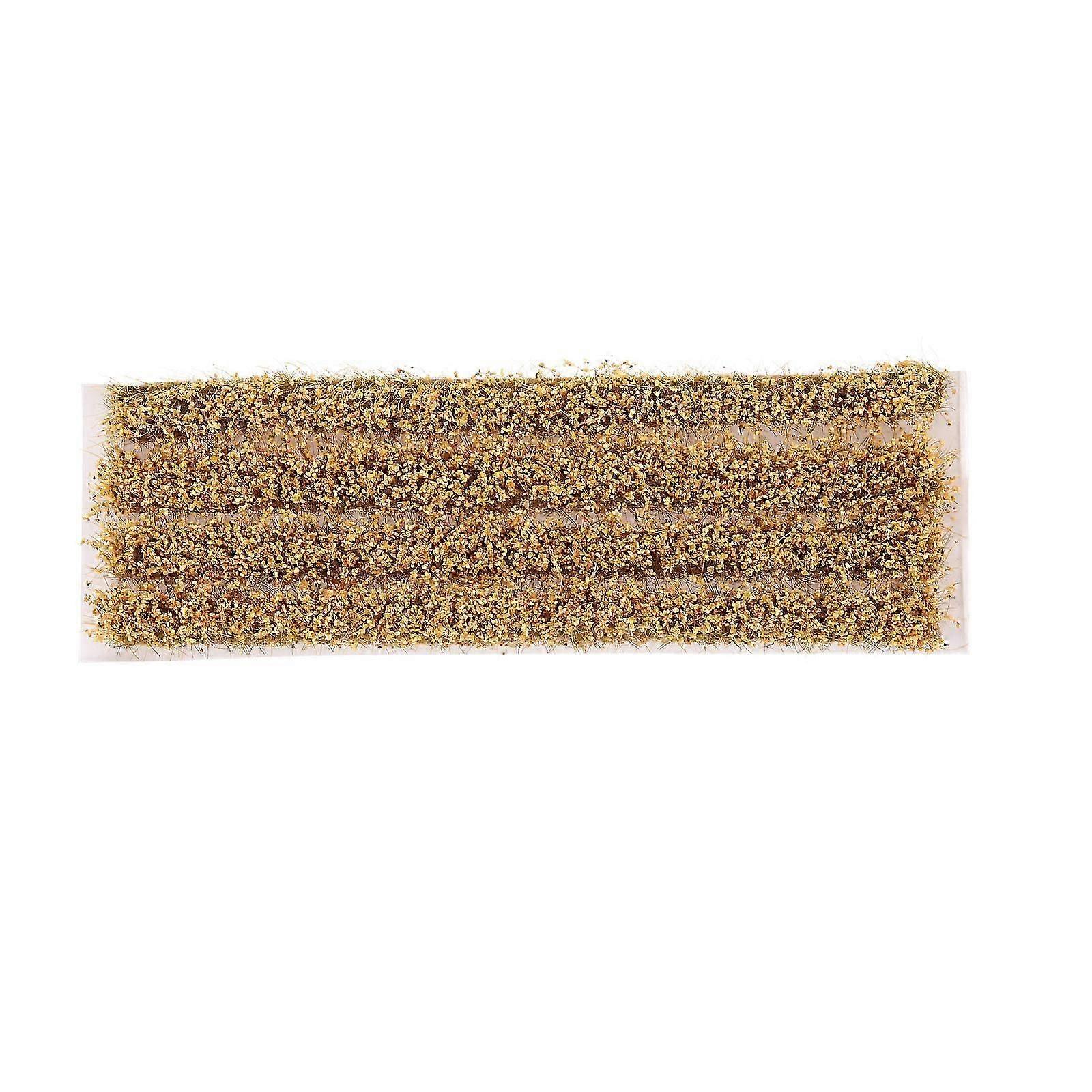 Static Grass Strip Model Plastic Simulation Wheat Landscape for Decor 1Set