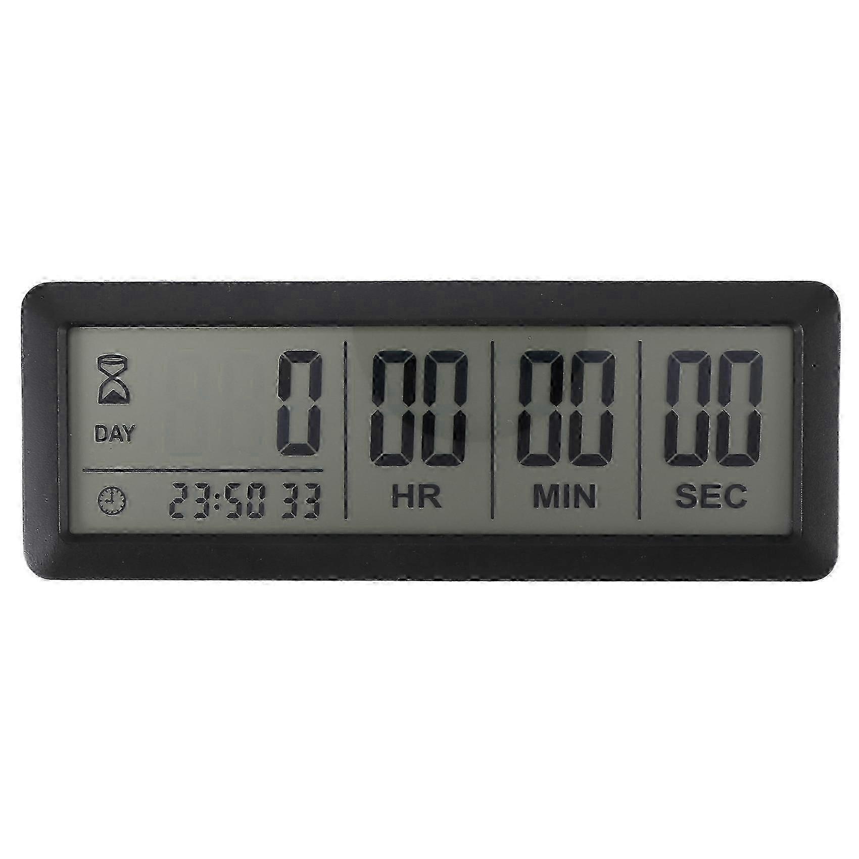 Big Digital Countdown Days Clock - 999 Days Count Down Clock compatible with Graduation Lab Kitchen (Black)