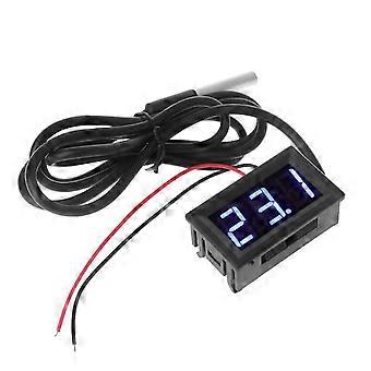 0.56 Ds18b20 Digital Thermometer Waterproof Temperature Sensor Probe Dc 12v 24v