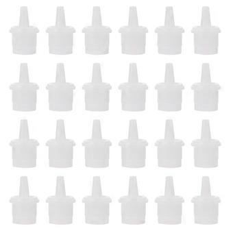 100pcs Eyelash Extension Glue Nozzle Eyelash Grafting Adhesive Glue Bottle Plug