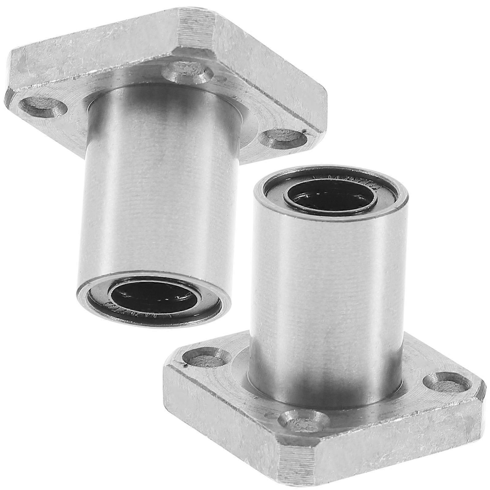 2pcs Linearlager extra langes Linearlager 3D-Drucker Flanschkugellager