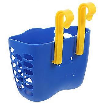 PP Plastic Children Basket Detachable Bike Storage Basket for Kids Bike (Dark Blue, No Sticker)