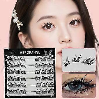 18/36/60clusters 3D Mink False Eyelashes Long Thick Eye Fake Lashes, Soft O0R2 SZ