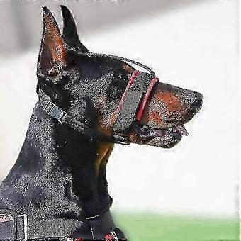 Adjustable Canine Muzzle Set for Medium & Large Dogs - Anti-Bite Nose Cover & Training Strap for Effective Pet Behavior Management