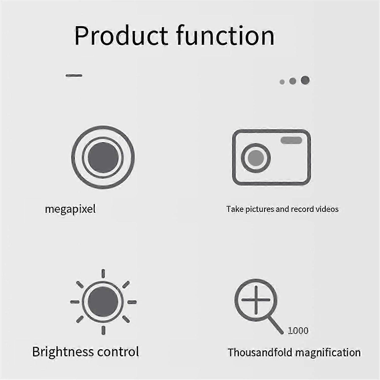 Wireless Microscope,WiFi USB Digital Handheld Microscope