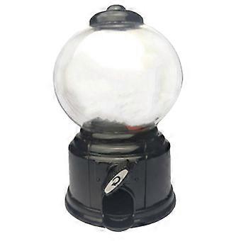 Kids Vending Machine Toy Multi Function Retro Design Durable Plastic Gumball Machine for Family Games Interaction Black UX