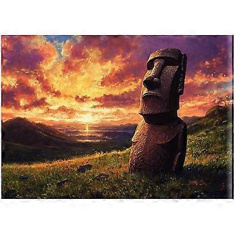 Moai on Easter Island Jigsaw Puzzle SQZ216
