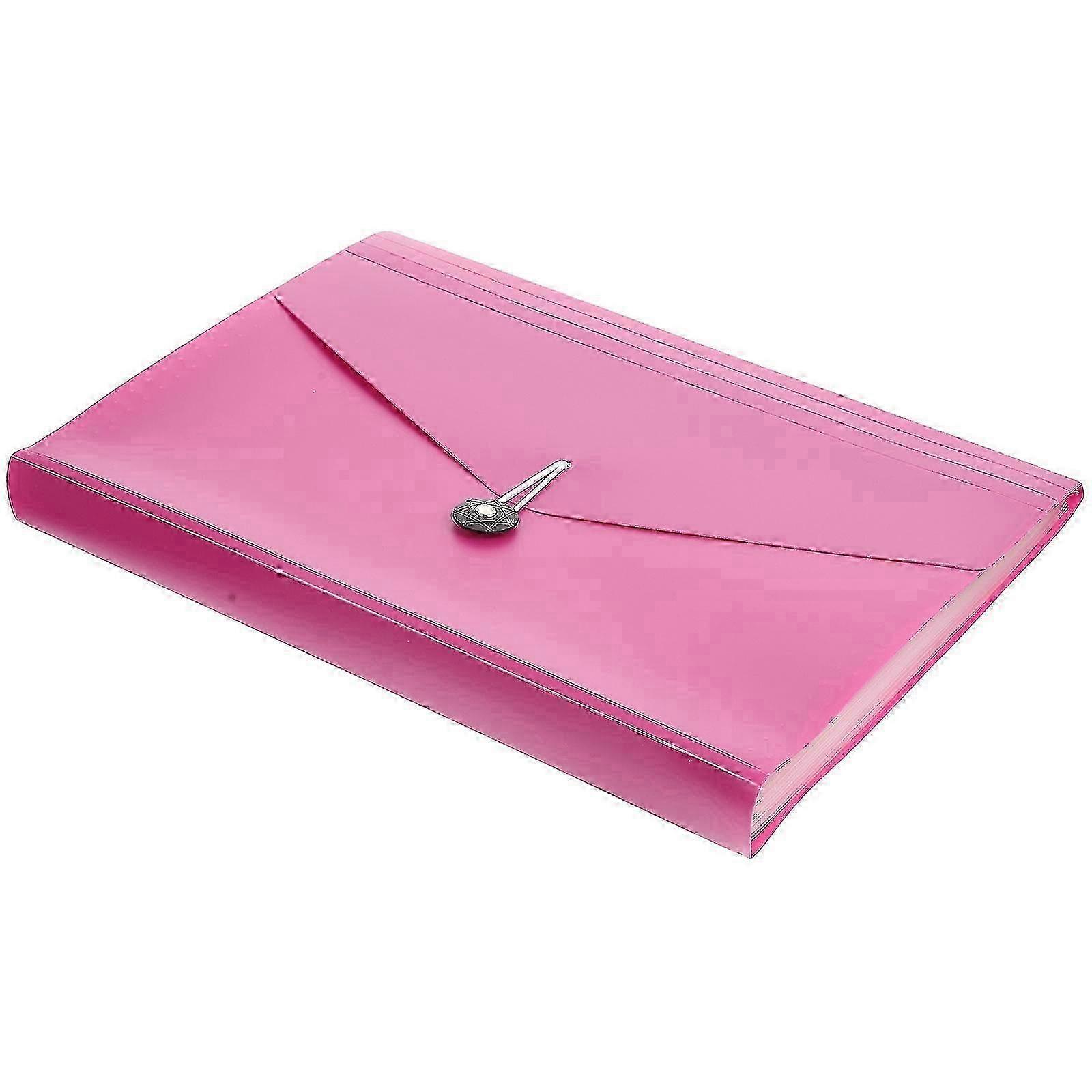 Accordion File Folder Organizer for Small Document Storage Rosy
