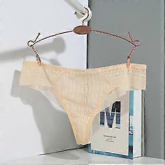Spitzen-Tangas, sexy G-String-Höschen, Damenunterhosen, niedrige Taille, Dessous für Frauen, solide, bequeme Höschen, modische Unterwäsche
