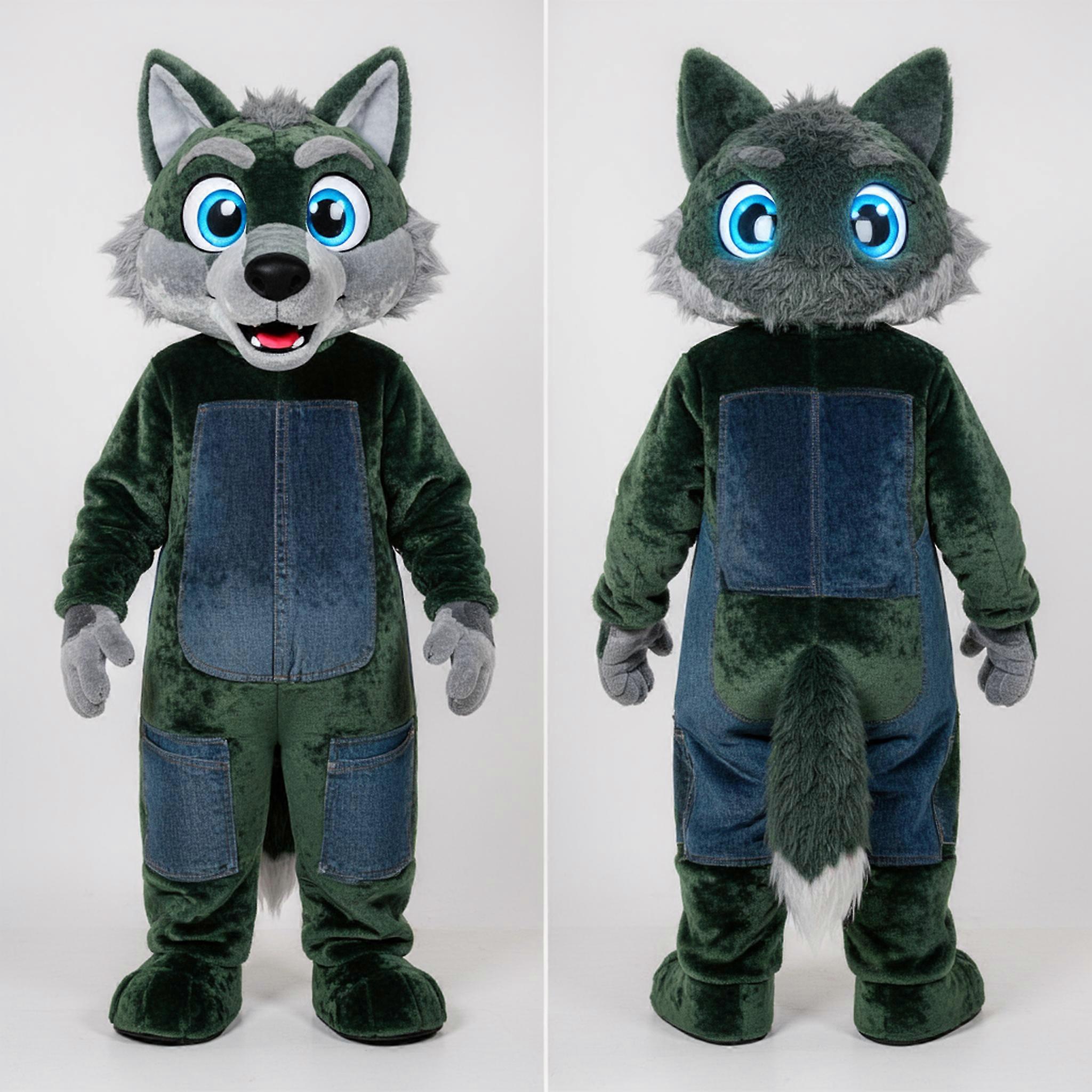 MASTICOT Forest Green Broad Shouldered Momentum Mascot