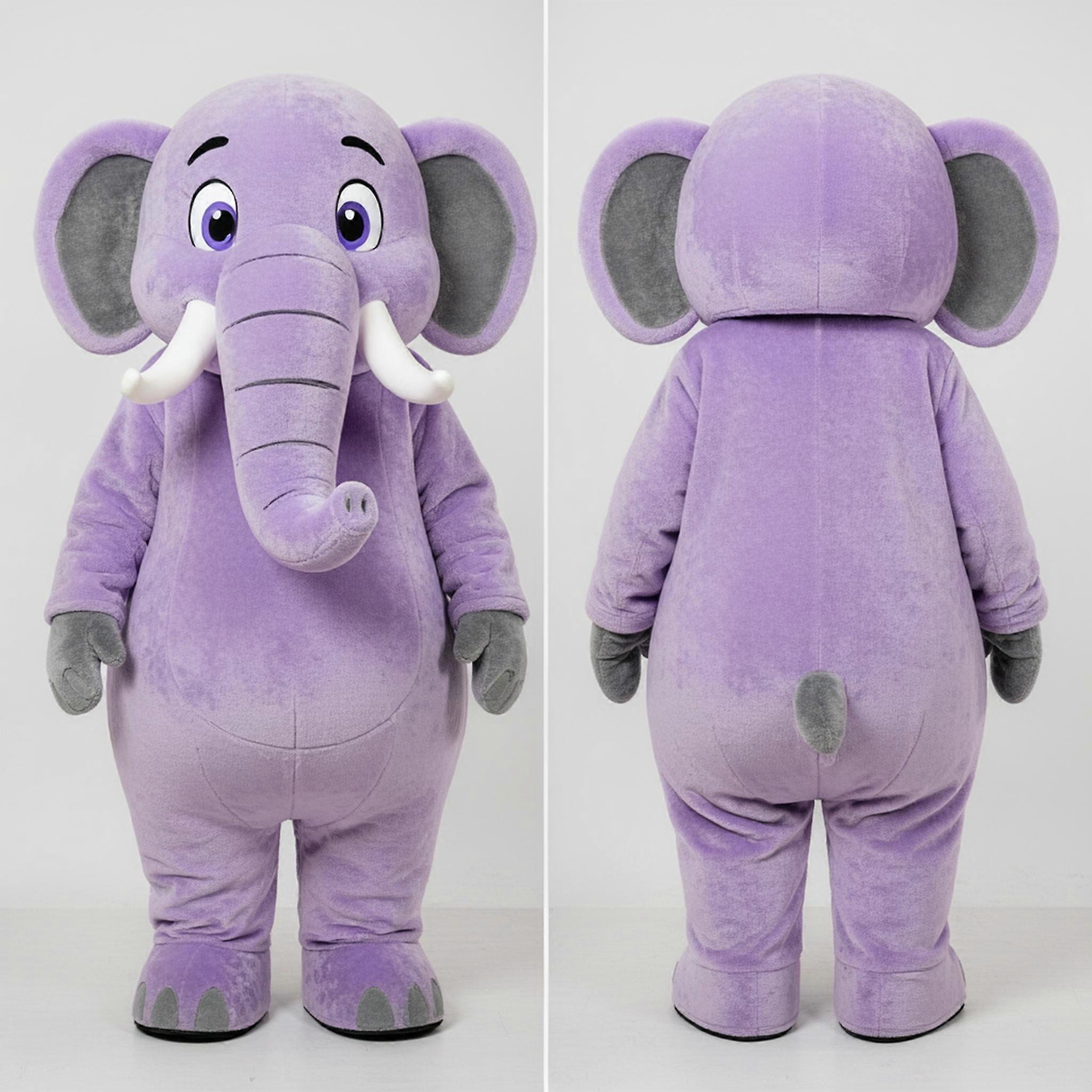 MASTICOT Lavender Broad Shouldered Mammoth Mascot
