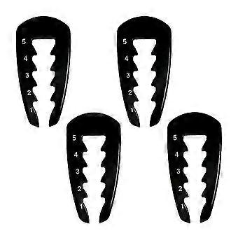 Set van 4 verstelbare golftee-hoogtetools, golftrainingshulpmiddel, tee-hoogte-insteller, verstelbare tees compatibel met matten.