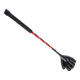 Dog Training Stick Style Tool with Textured Grip and Long Handle for Routine Guidance and Practice Control Guide  Red