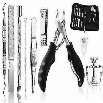 Toenail Clipper Kit for Thick Nails & Ingrown Toenails, Heavy Duty Nail Clippers Set