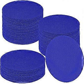 30 tapijtstippen, sportvloerstippen voor het aanleren van spelletjes, decoratie voor kleuterklassen, blauw 100 mm (4 inch)