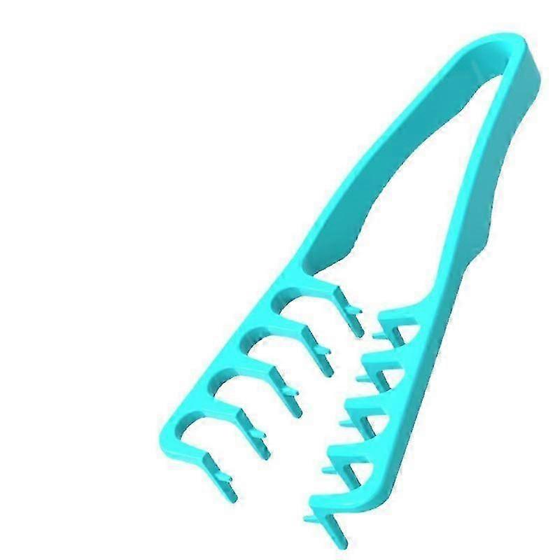 Salon Grade Volumizing Comb With Static Control ABS Construction Multifunctional Teeth Design Blue