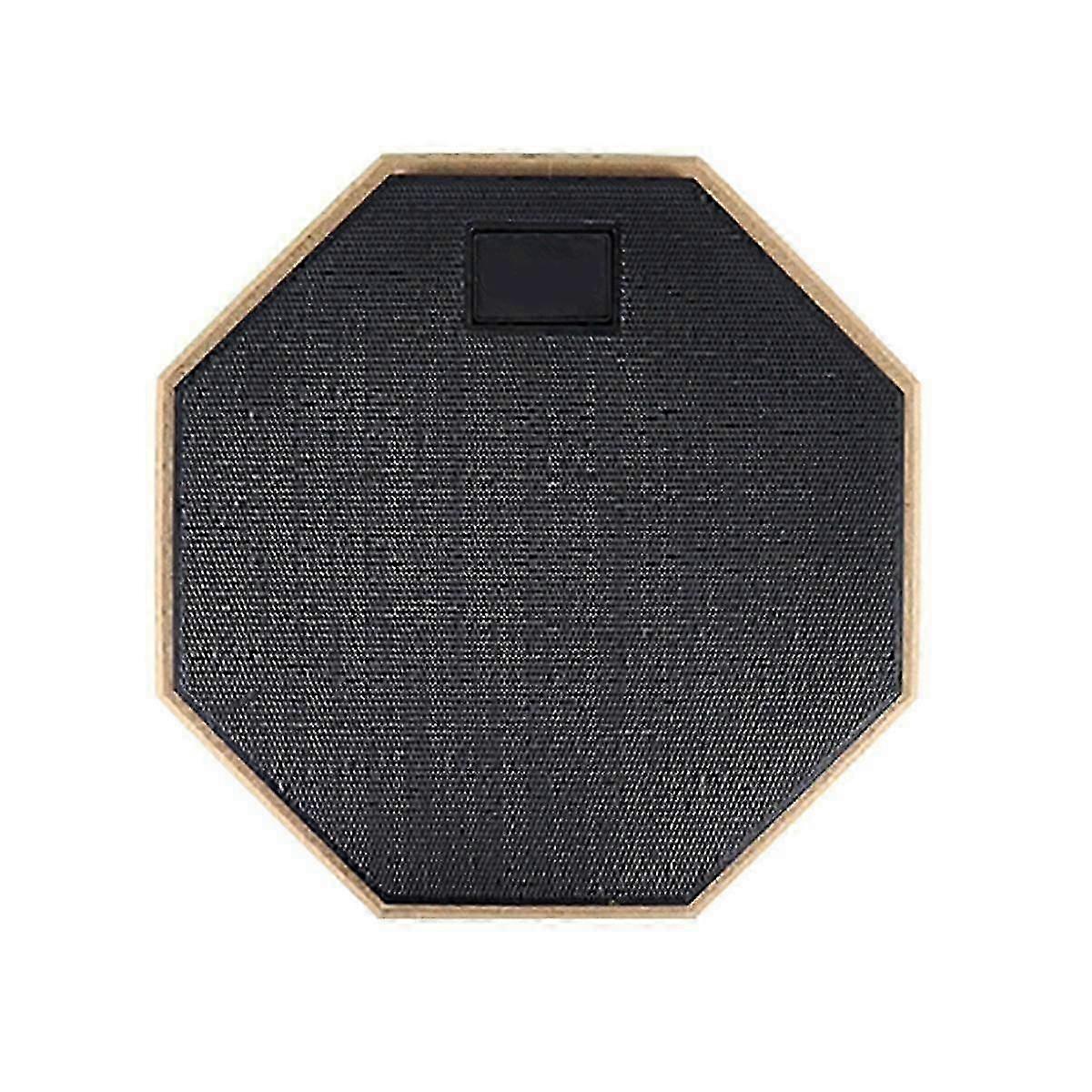 Practice Drum Pad Compatible with Drumming Double Sided Silent Practice Drum Pad Snare Practice Pad Black